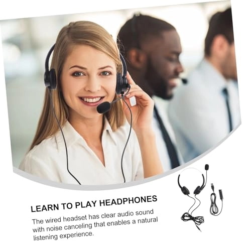 Computer Headsets Wired Headset