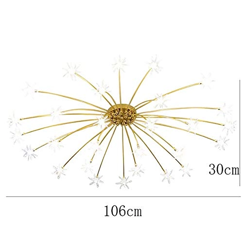 Nordic Art Stars Ceiling - G4 21 head Black and white light