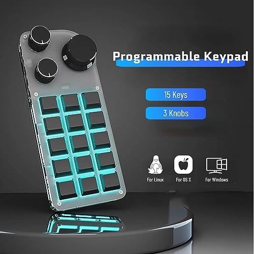 One Handed Macro Mechanical Keyboard - Wired