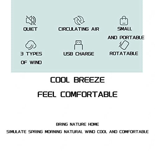 Mini-Air Conditioner - 7 Color Led Oscillation