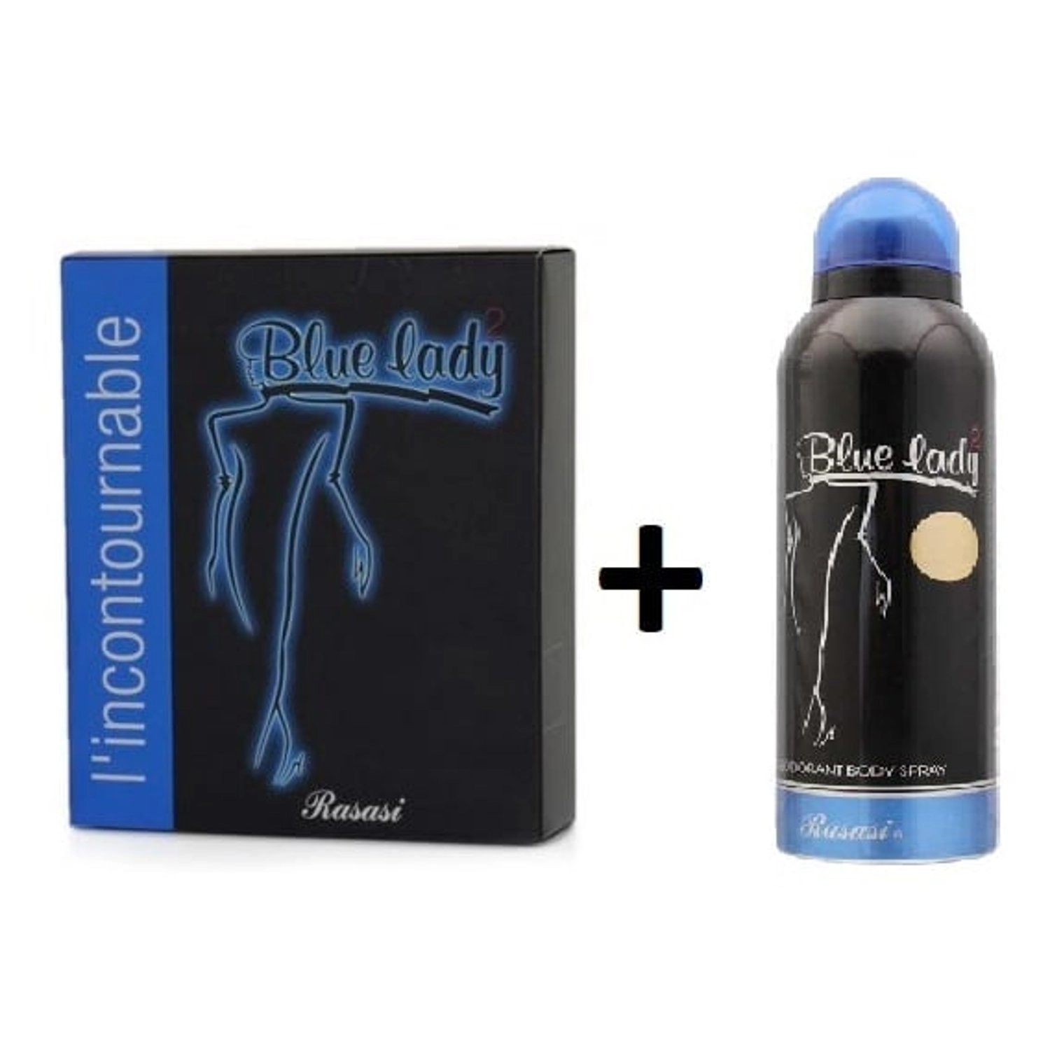 Rasasi Blue Lady 2 - 35 ml + Deo Spray - 200 ml