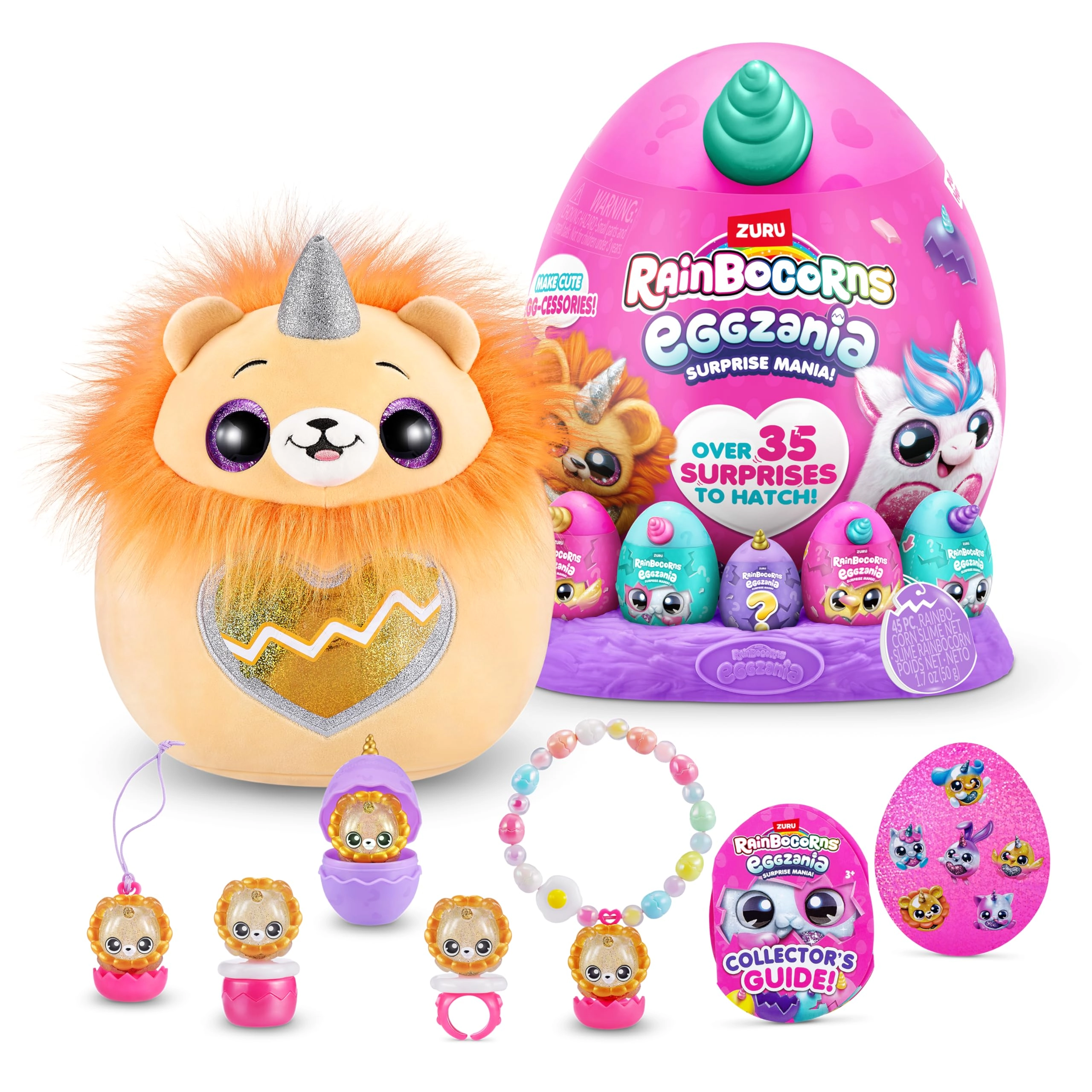 ZURU Roary the Lion Eggzania 28 cm Plush