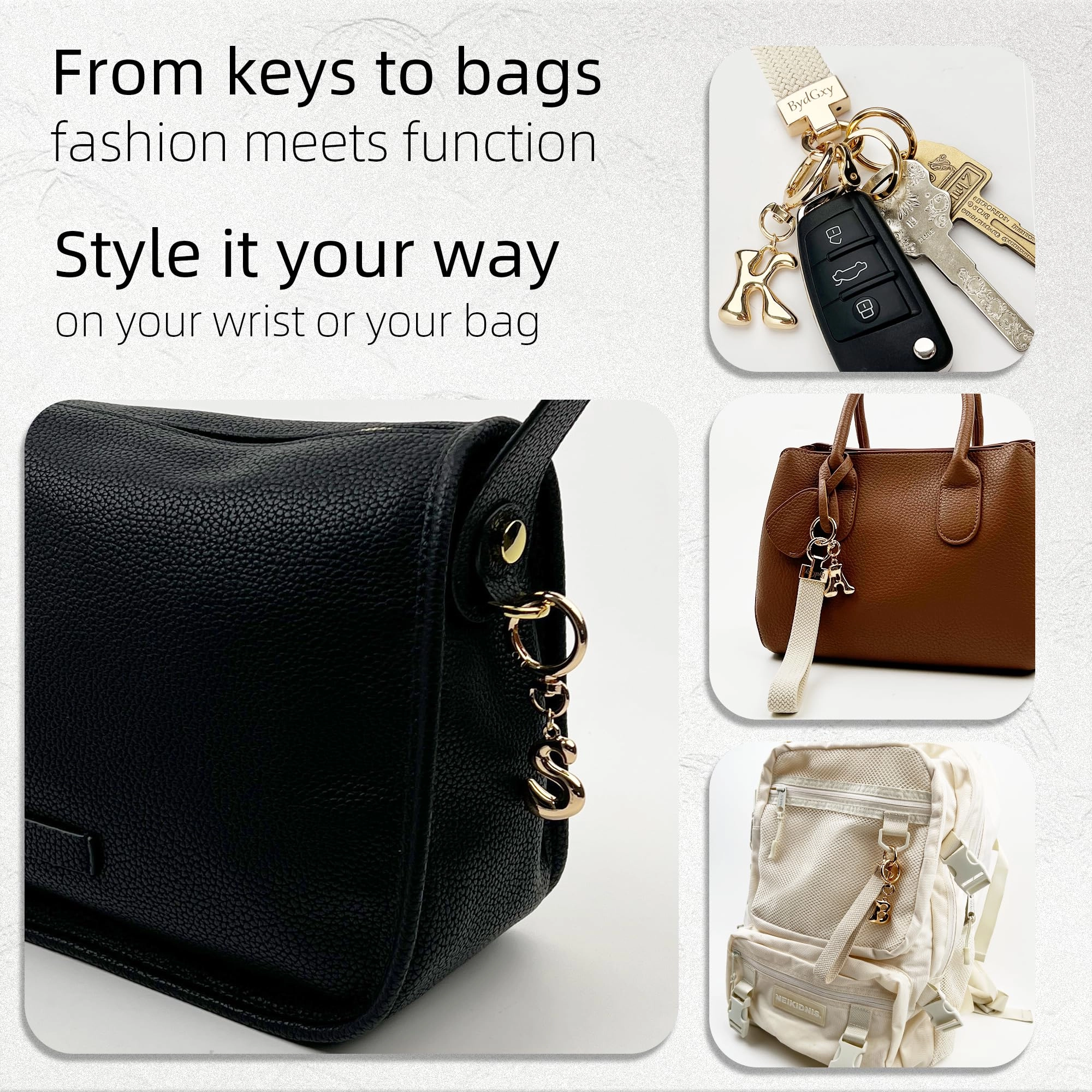 Initial Keychain - Letter