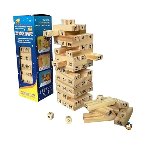 Stacking Tower Game - 6 months - 8 years 48 pieces