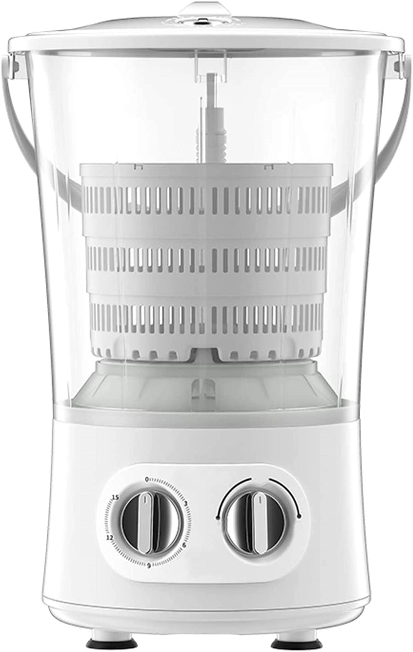 AADECOR Portable Washing hine, Ultrasound Folding Fully Automatic Laundry hine, Turbine Washer, Low Noise, Mini,Place it anywhere, store easily, blue,pink,Blue