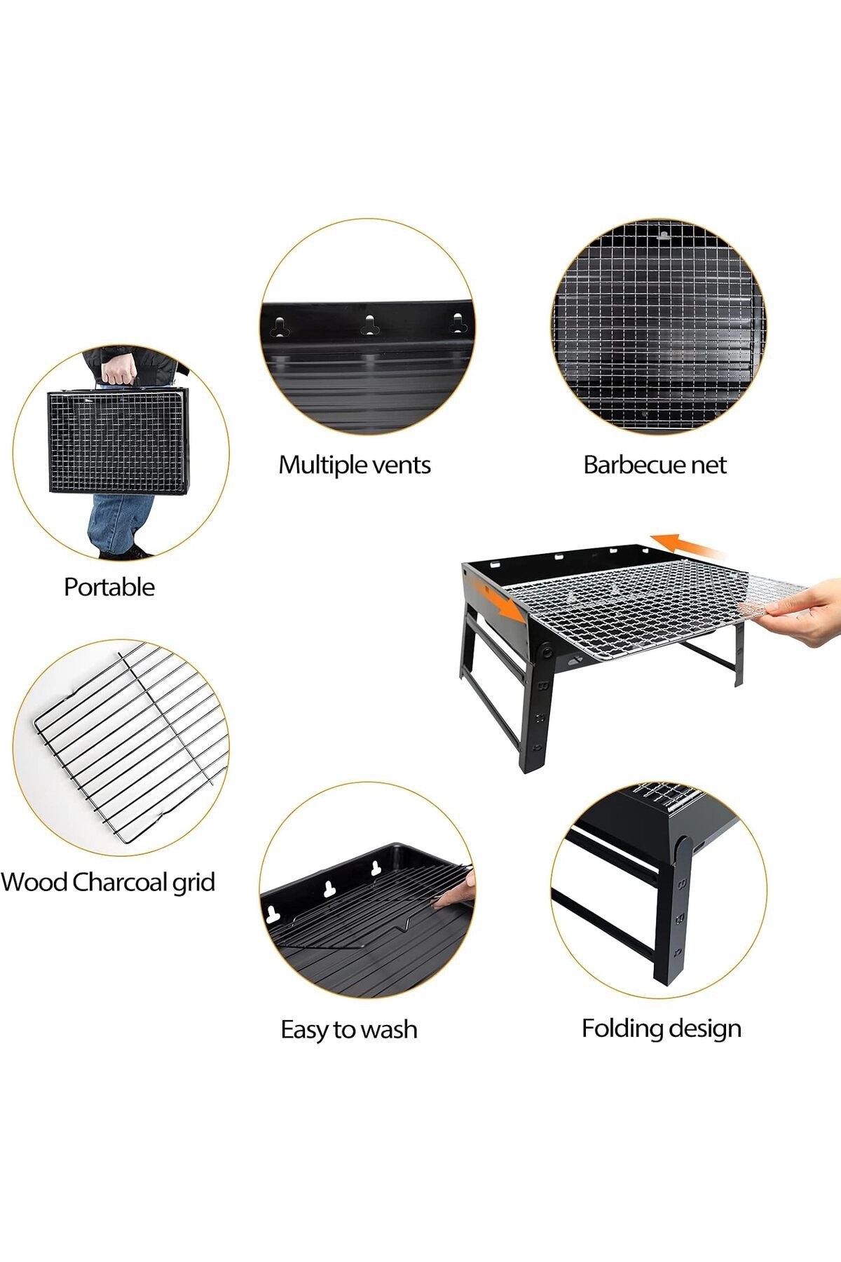 BBQ Barbeque Grill - Charcoal