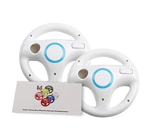 GH Mario Kart 8 Steering Wheel - Nintendo Wii Wii U Pack