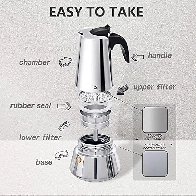 Stovetop Espresso Maker - 200Ml