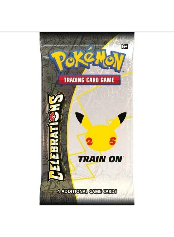Pokemon Celebrations 25th Anniversary Booster Pack - English Edition + Toploader