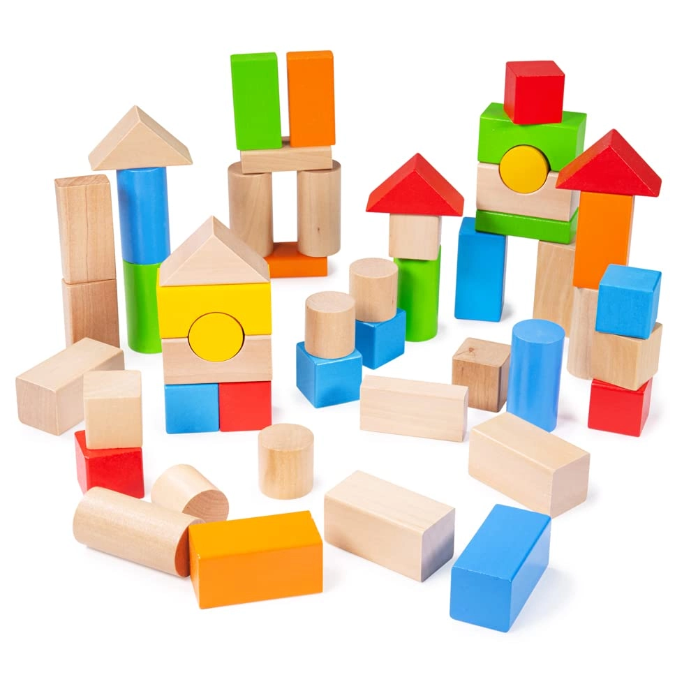 Bigjigs Toys Wooden Building Bricks