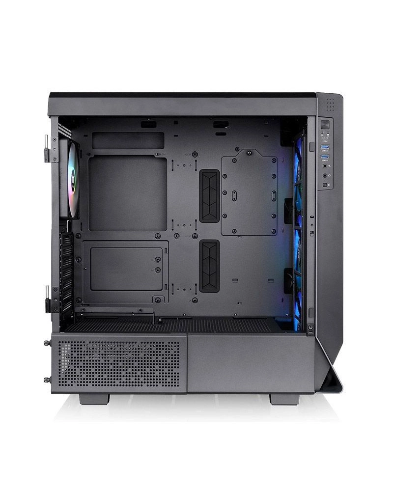 Ceres 500 TG ARGB - 3mm hinged tempered glass panel Mid Tower