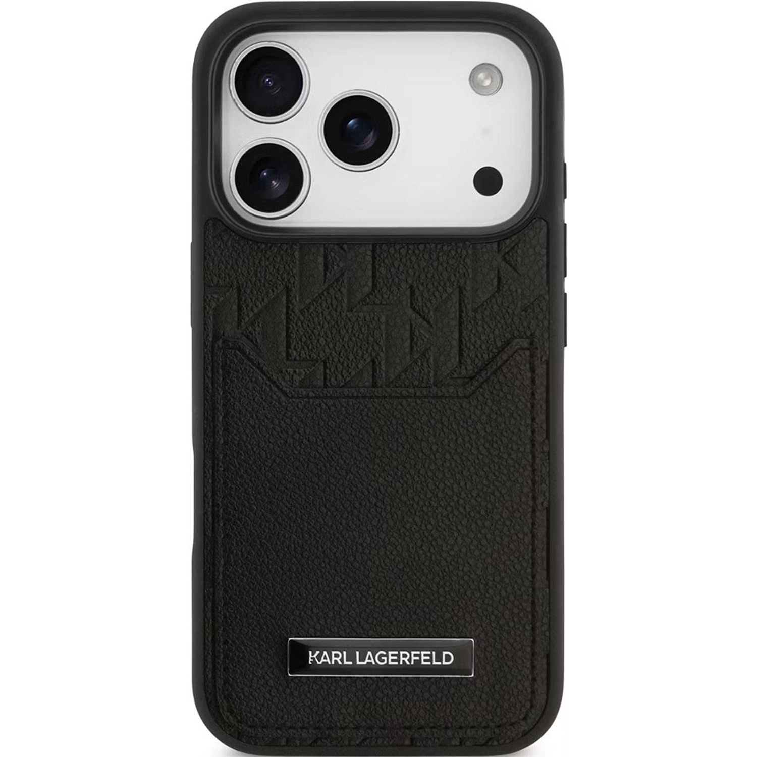 PU Grained Case with Card Holder for iPhone 17 Pro Max