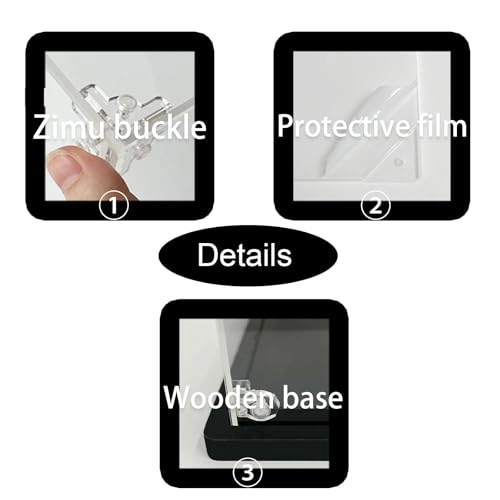 Acrylic Display Case - 62x30x20 cm for Lego 76139 Car Model