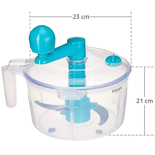 Food Processor - 3-in-1 BPA Free Blue