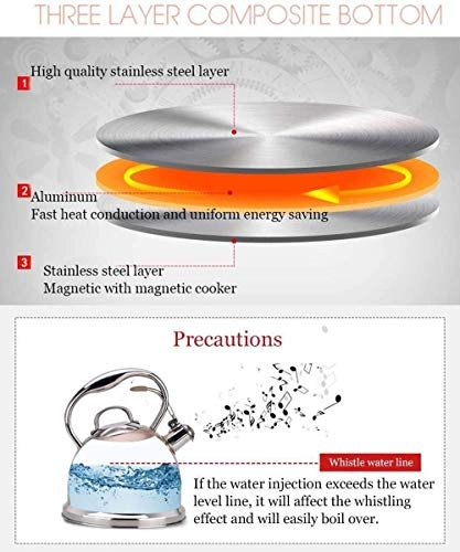 Stovetop Whistling Kettle - 3L