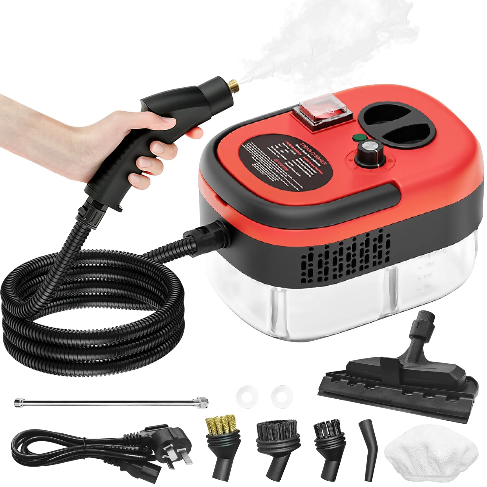 Handheld Steam Cleaner - 3 BAR 1.2L