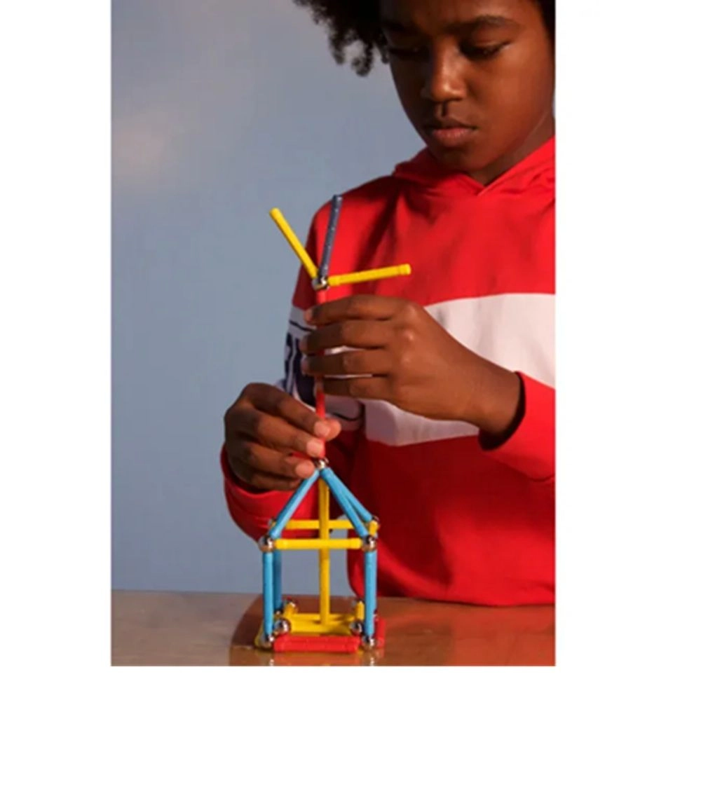 Glow Color Magnetic Construction Toy - 64 pcs