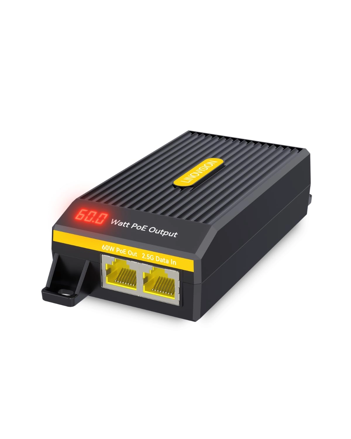 POE-IN6001G25-AE POE++ Injector - 48V 60W 1 port IEEE802.3af/at/bt 2.5Gbps
