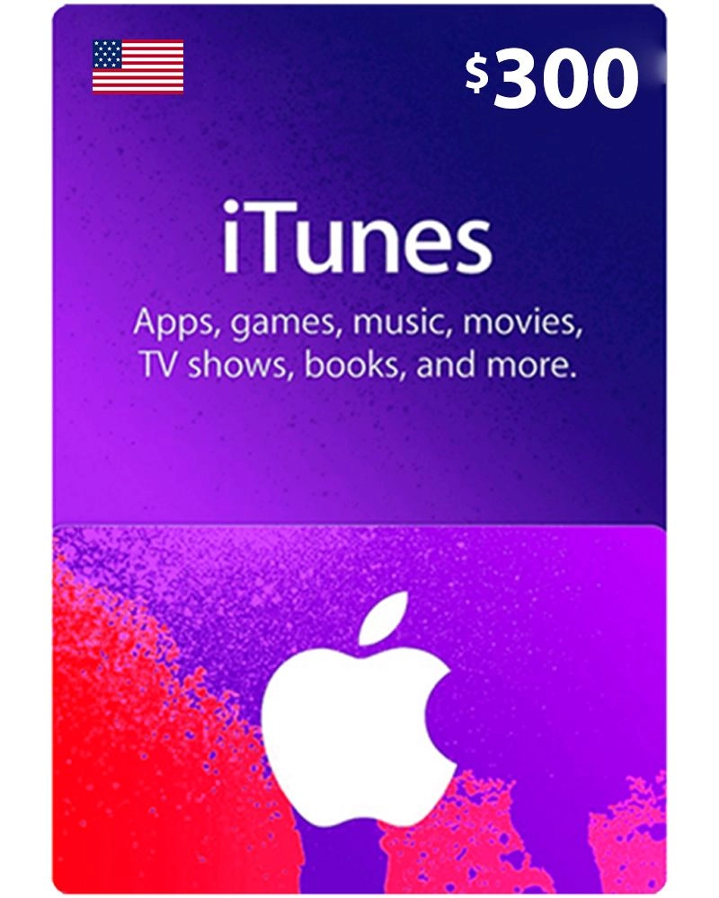 iTunes Gift Card - US $300