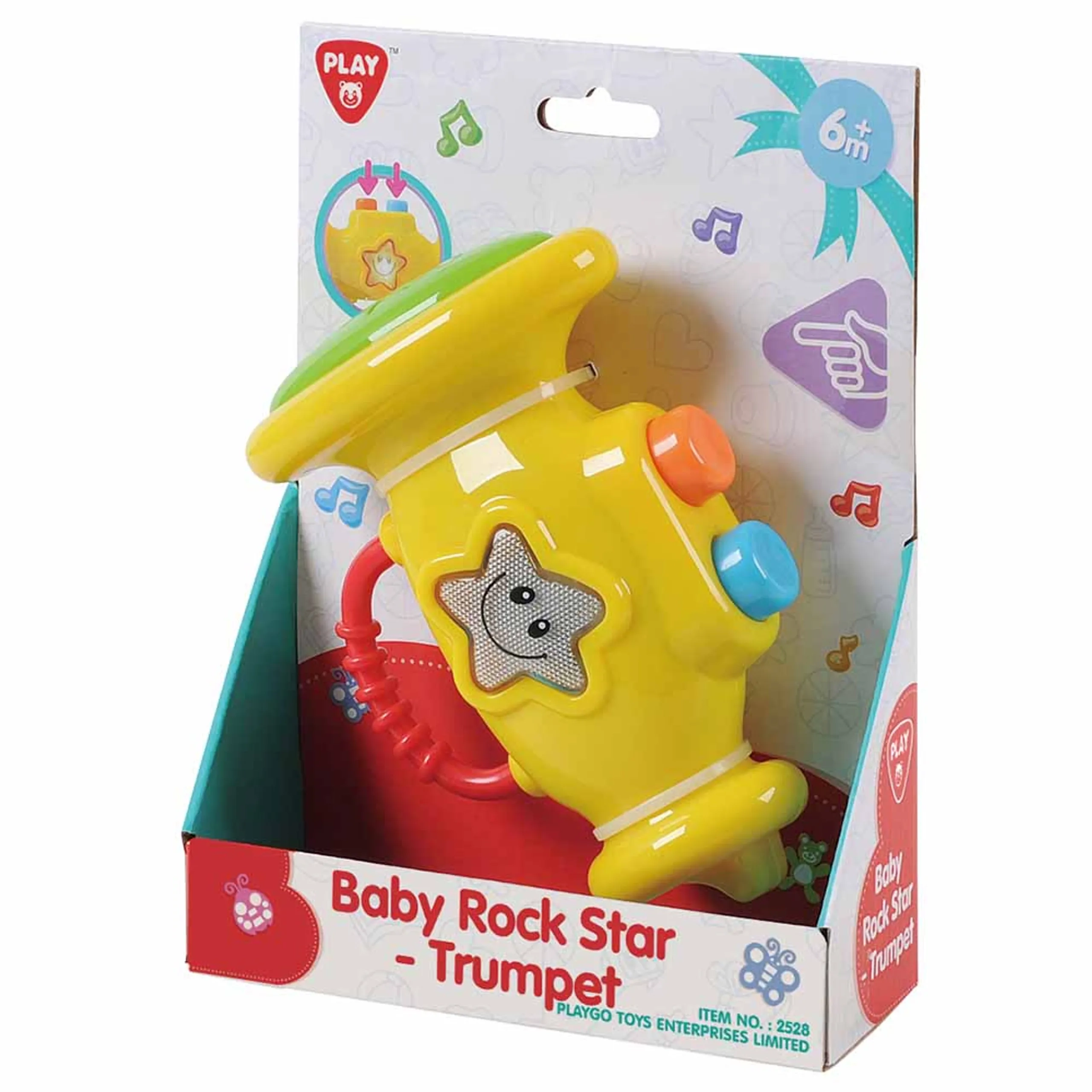 Baby Rock Star Trumpet - Suitable for 6 months and above