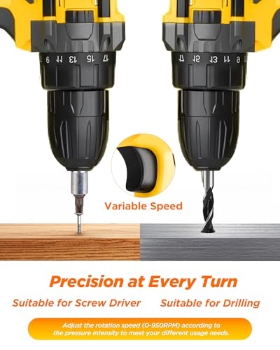 Cordless Drill - 2x 2.0Ah