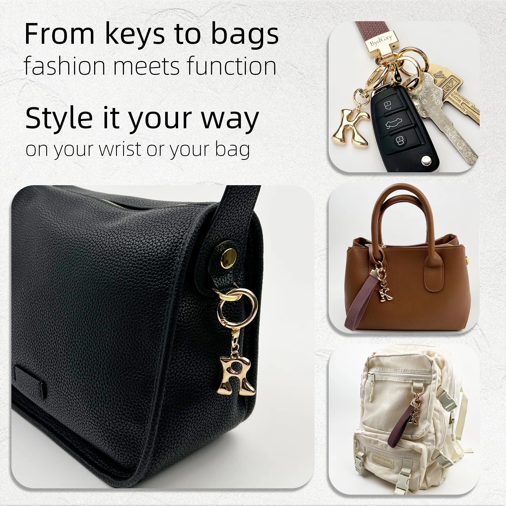 Initial Keychain - Letter