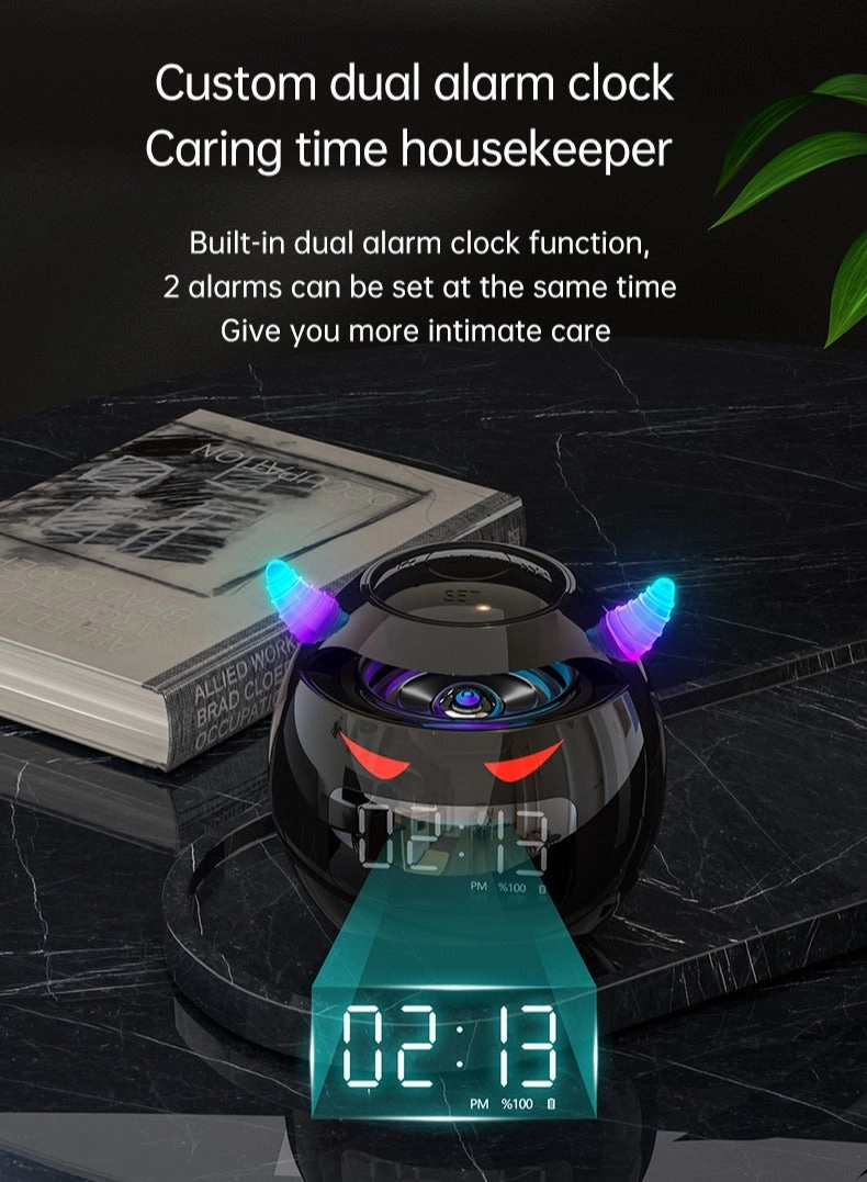 Bluetooth speaker clock