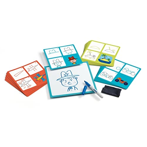 Step By Step Drawing - Arthur and Co - 1 erasable drawing board dry wipe pen