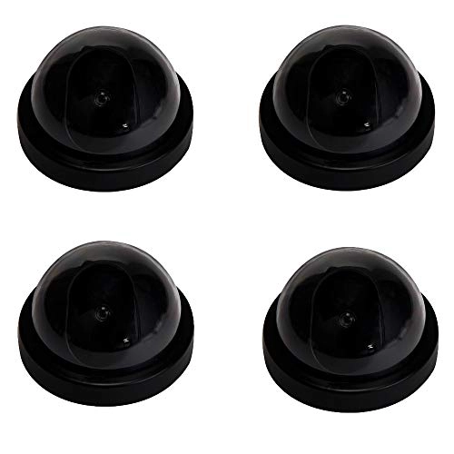 Fake Dummy Dome Surveillance Security Camera With LED Sensor Light