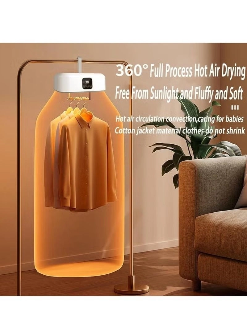 Portable Clothes Dryer - Foldable Remote Control Fast Drying