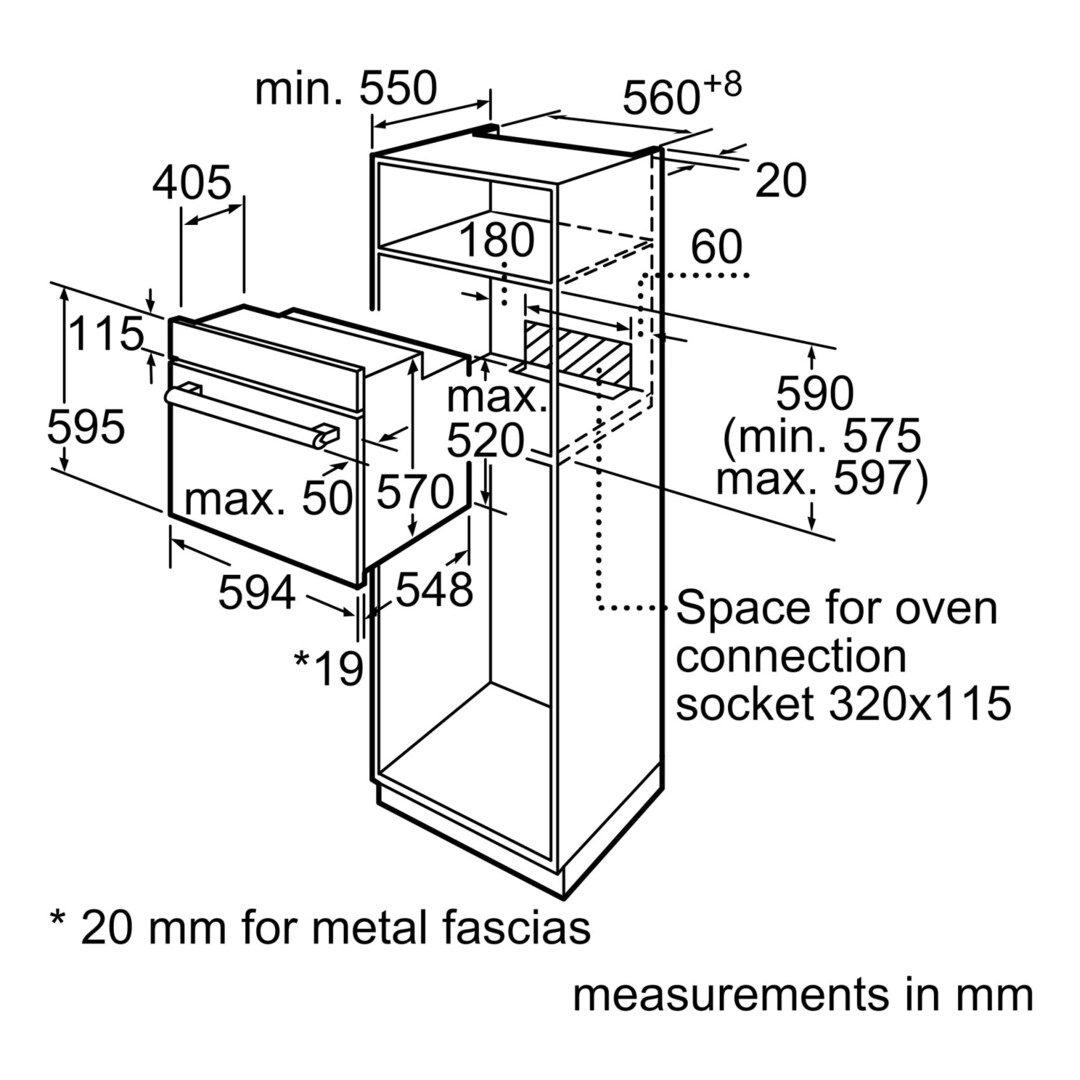Series 6 HIJ557YS0M 60cm Built-In