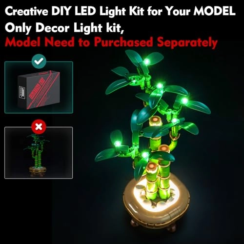 Light kit Compatible with Lego Lucky Bamboo 10344