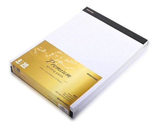 Legal Pads 8.5-x-11-inch inches - Lined 50 Sheets