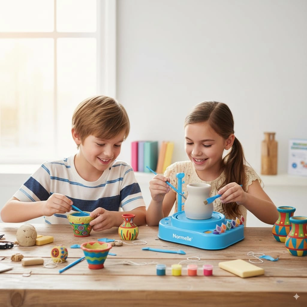 Pottery Wheel Kit - air-dry clay 800g