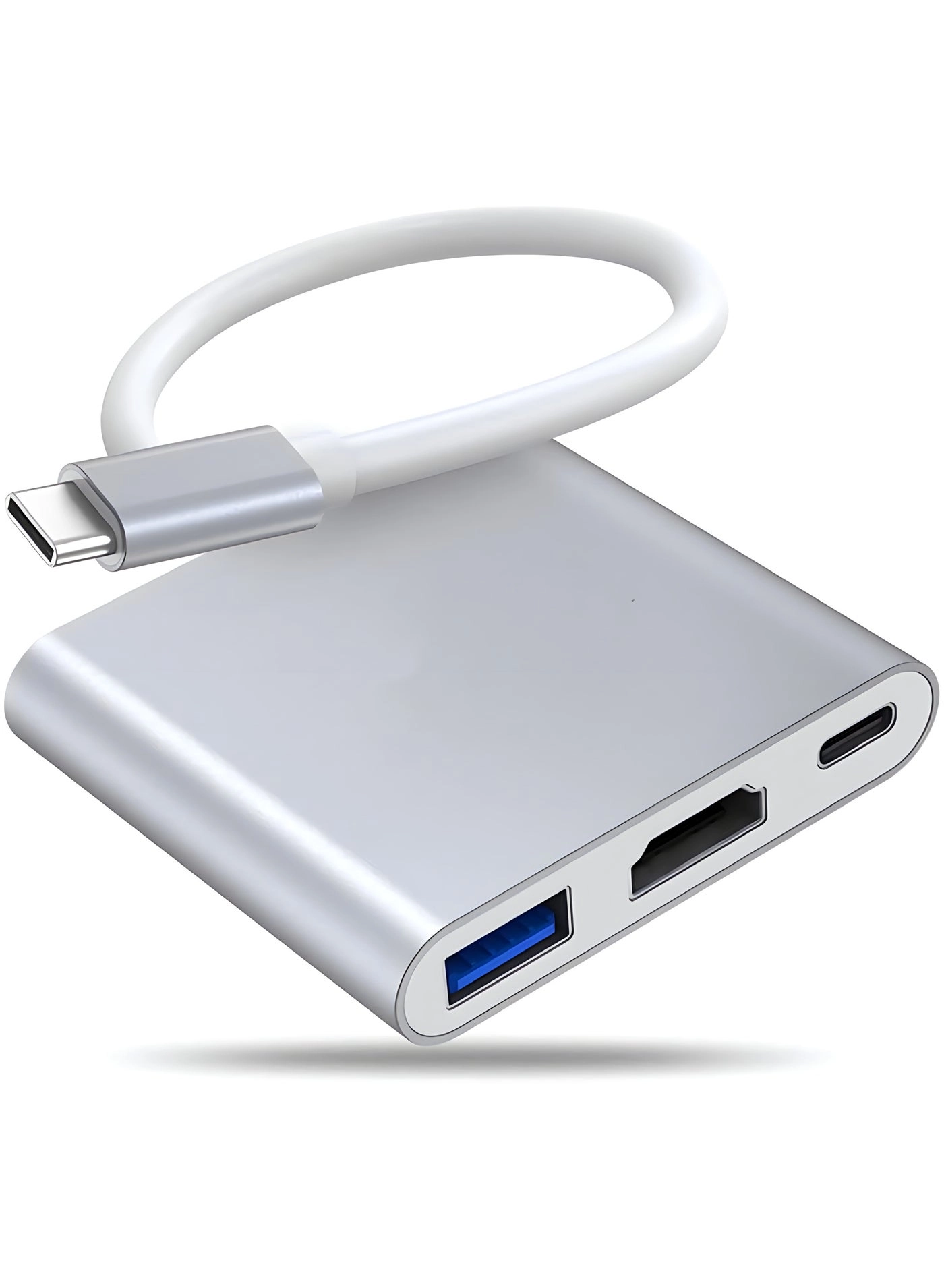 FIRST PRO 3-In-1 Type C To HDMI Adapter HUB - 4K UHD USB3.0 USBC Power Delivery