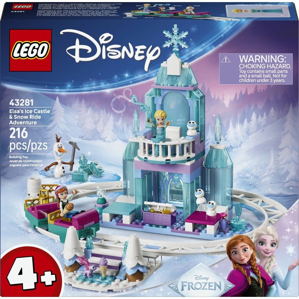 Disney Frozen Elsa's Ice Castle & Snow Ride Adventure (43281)