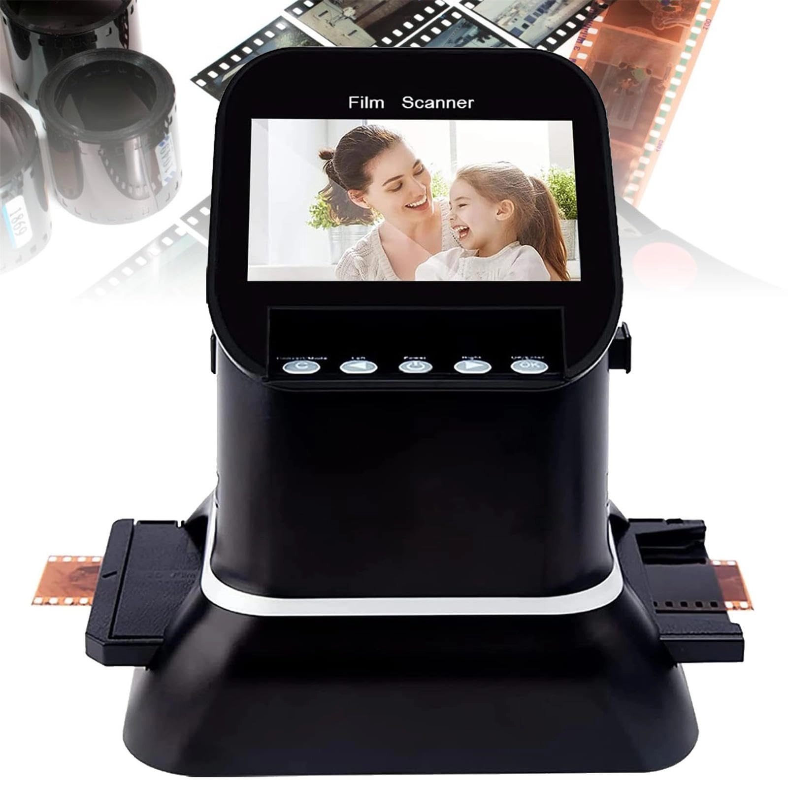 Film Slide Scanner - 22MP 2.4" LCD