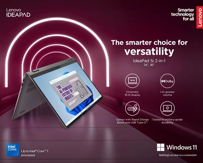 IdeaPad 5 14IRU9 - 14'' Core 5-120U 16GB DDR5 512GB SSD