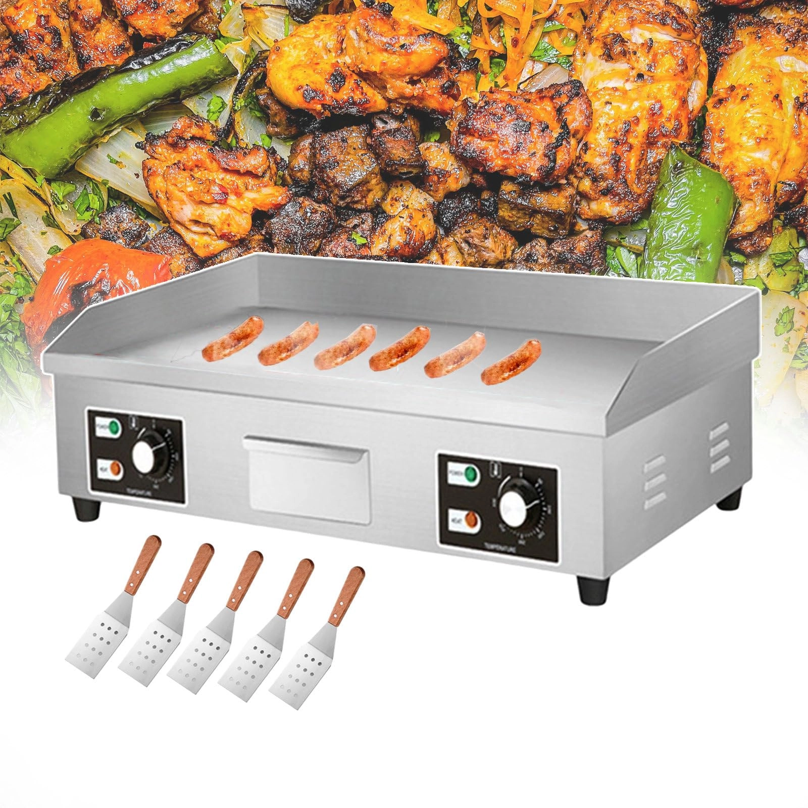 Electric Griddle - 2 660*400mm/730*400mm