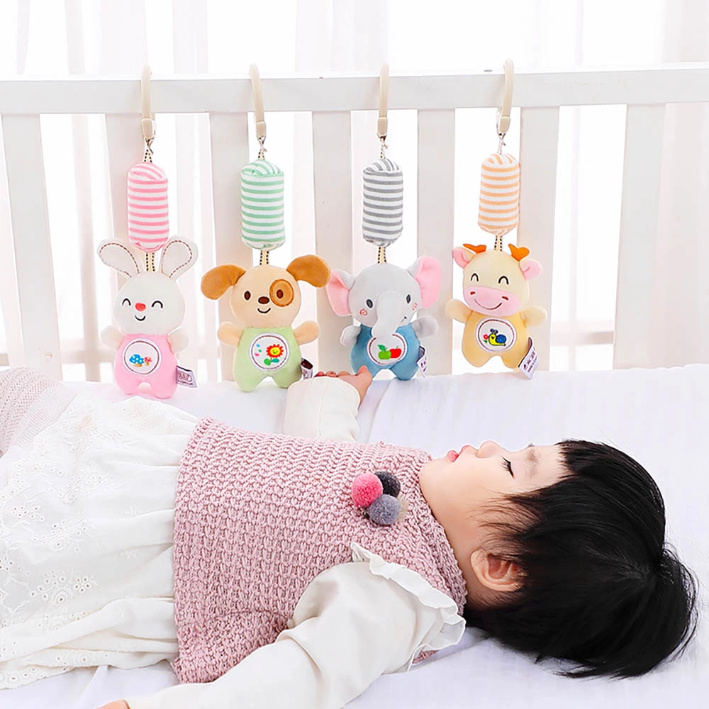 Baby Stroller Plush Hanging Mobile Rattle Toy - Suitable for 3 months and above