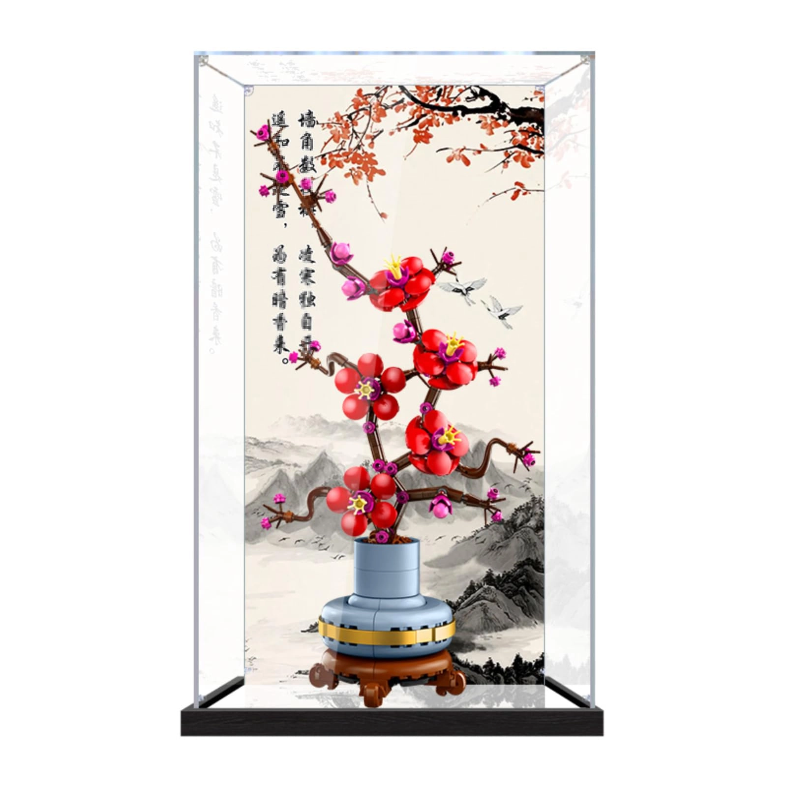 SUNHON Figures Display Box - 20x15x40cm Acrylic