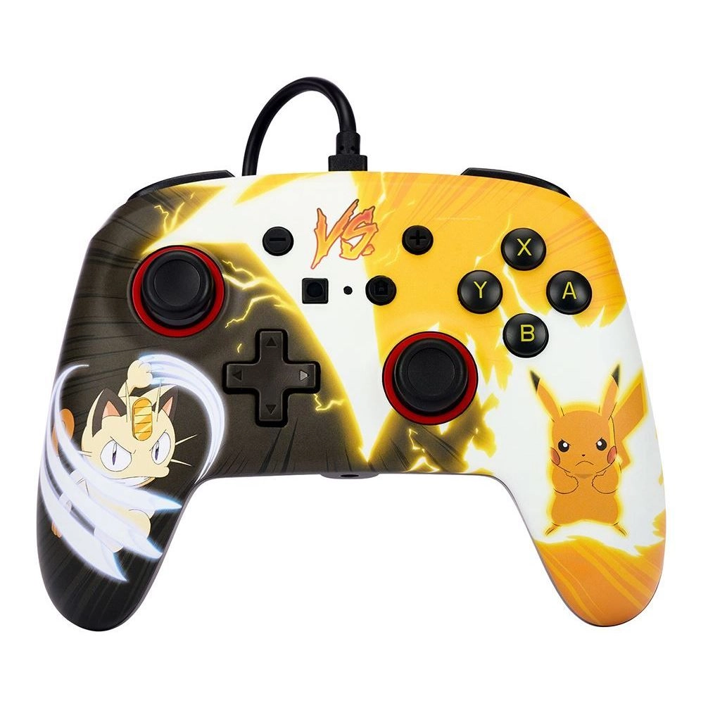 PowerA Nintendo Switch Enhanced Wired Controller Pikachu vs. Meowth