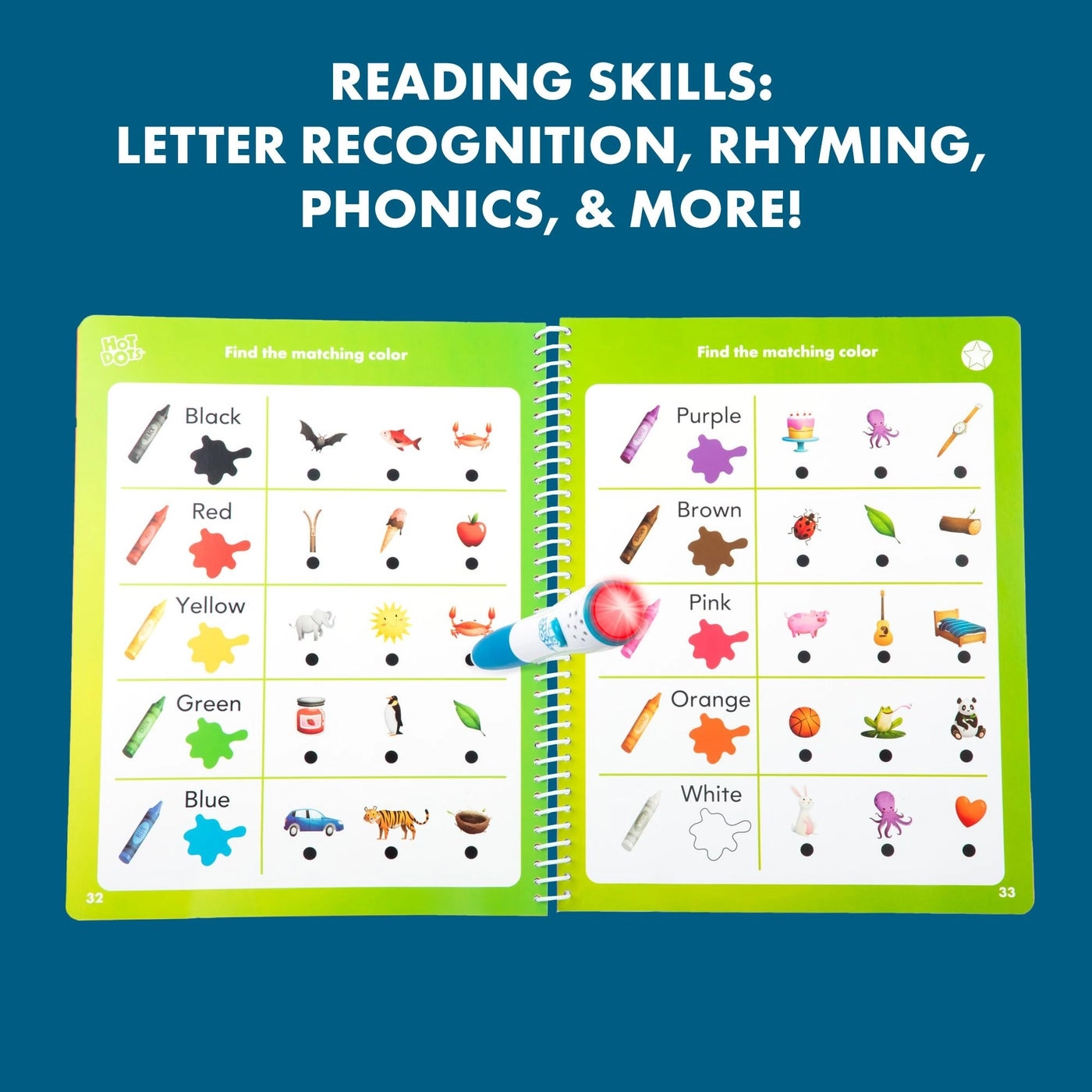 Hot Dots Let's Learn Pre-K Reading - 3+