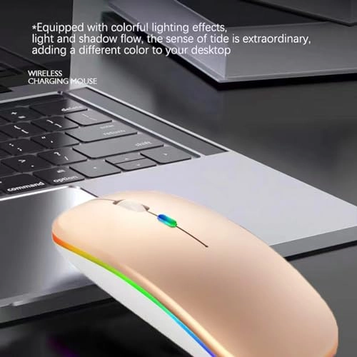 Gradient Color Bluetooth Mouse - Wireless