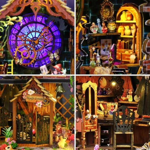 Magic House - 3D Mini Dollhouse Musical Movement