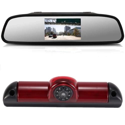 Reversing Camera + LCD Colour Display Monitor - Night vision AHD video signal or CVBS signal 1280 x 720 pixels