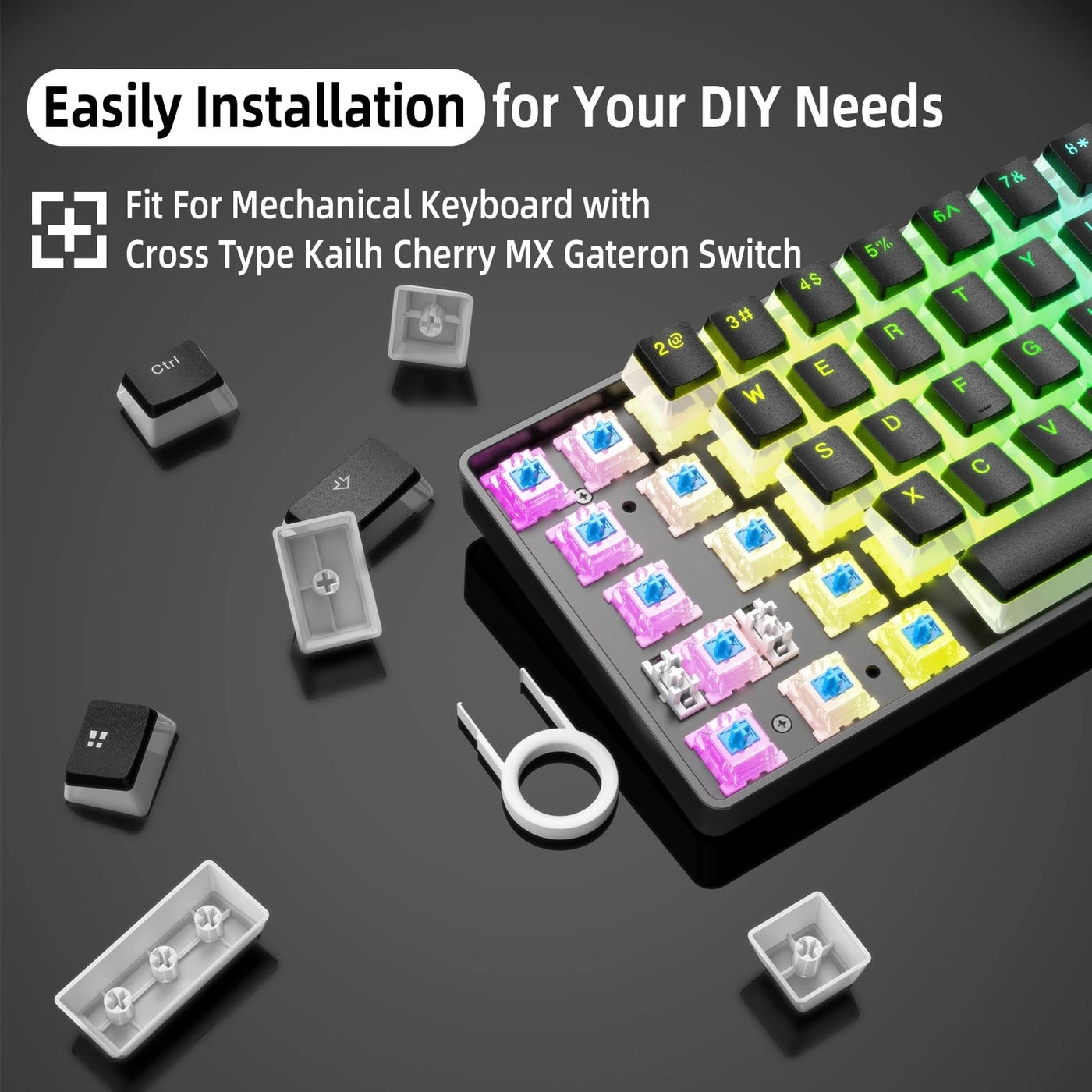 117 Key PBT Keycap Set - US Layout RF