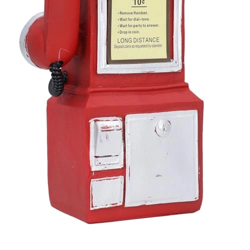 Vintage Wall Mounted Telephone Ornament - Resin