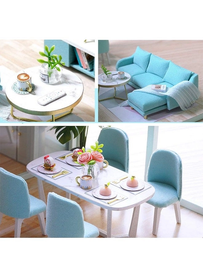 DIY Dollhouse Miniature Kit - 3D Wooden with Furniture