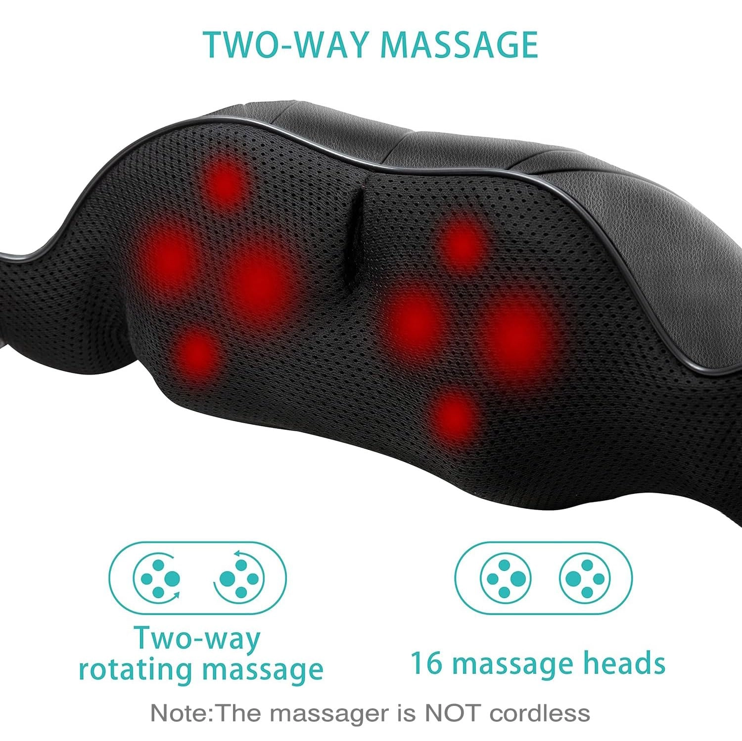 PJ01 - Neck Massager Shiatsu Heat
